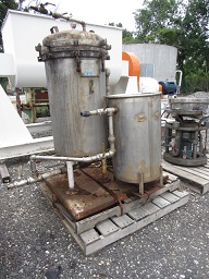 ***SOLD*** Used Sparkler filter model 18S30.  T316 stainless steel.  Vessel rated 60 psi @ 350 degrees F.  (30) 18